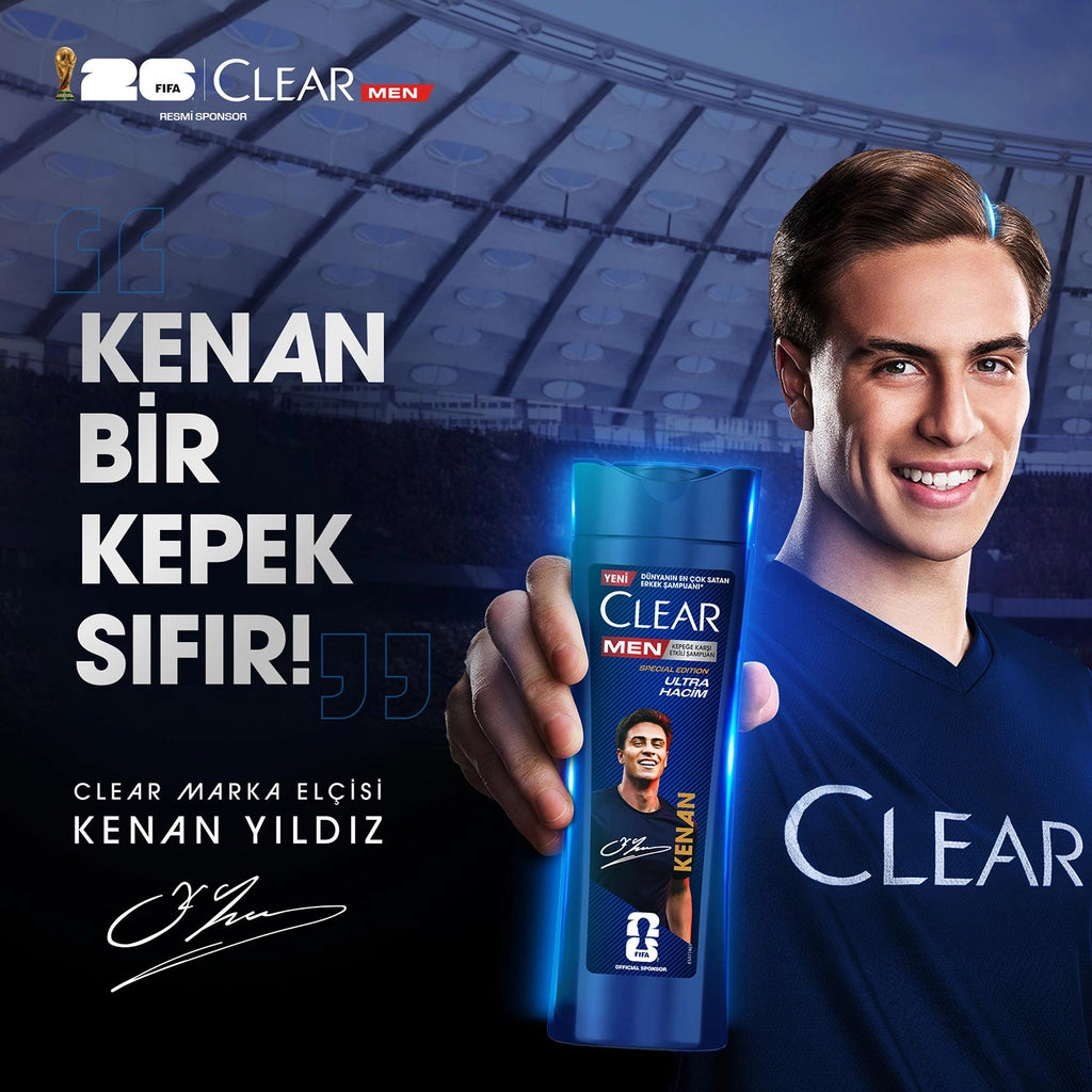 Clear Men Legends Kenan Yıldız Ultra Volume Shampoo 350 ml