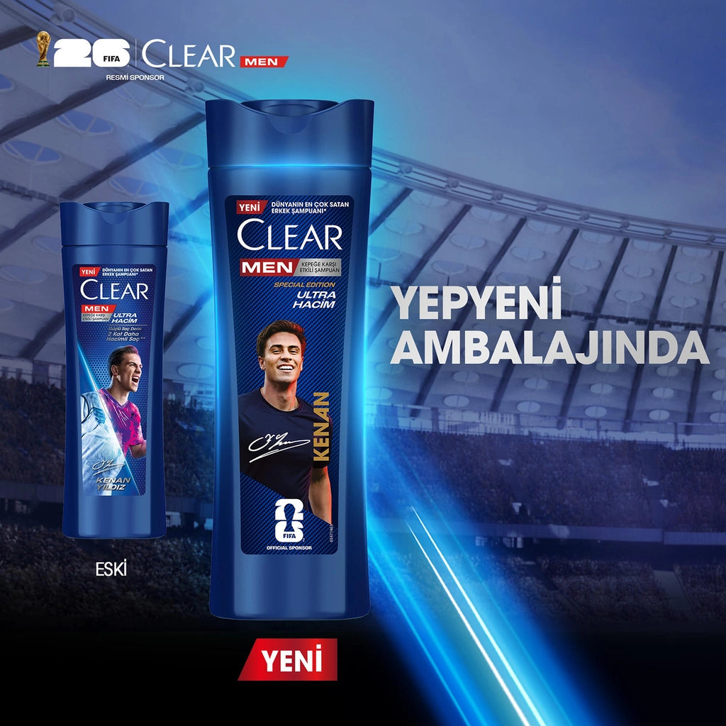 Clear Men Legends Kenan Yıldız Ultra Volume Shampoo 350 ml