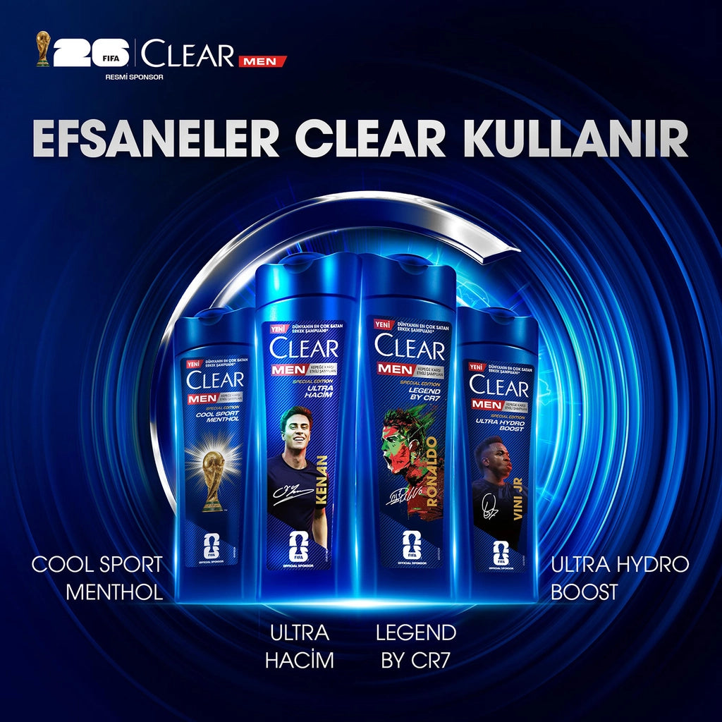 Clear Men Legends Kenan Yıldız Ultra Volume Shampoo 350 ml
