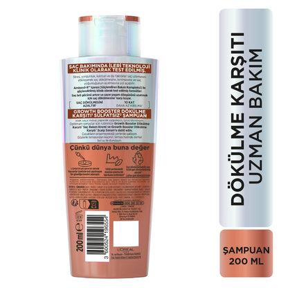 Loreal Paris Elseve Growth Booster Anti-Hair Shampoo 200 ml