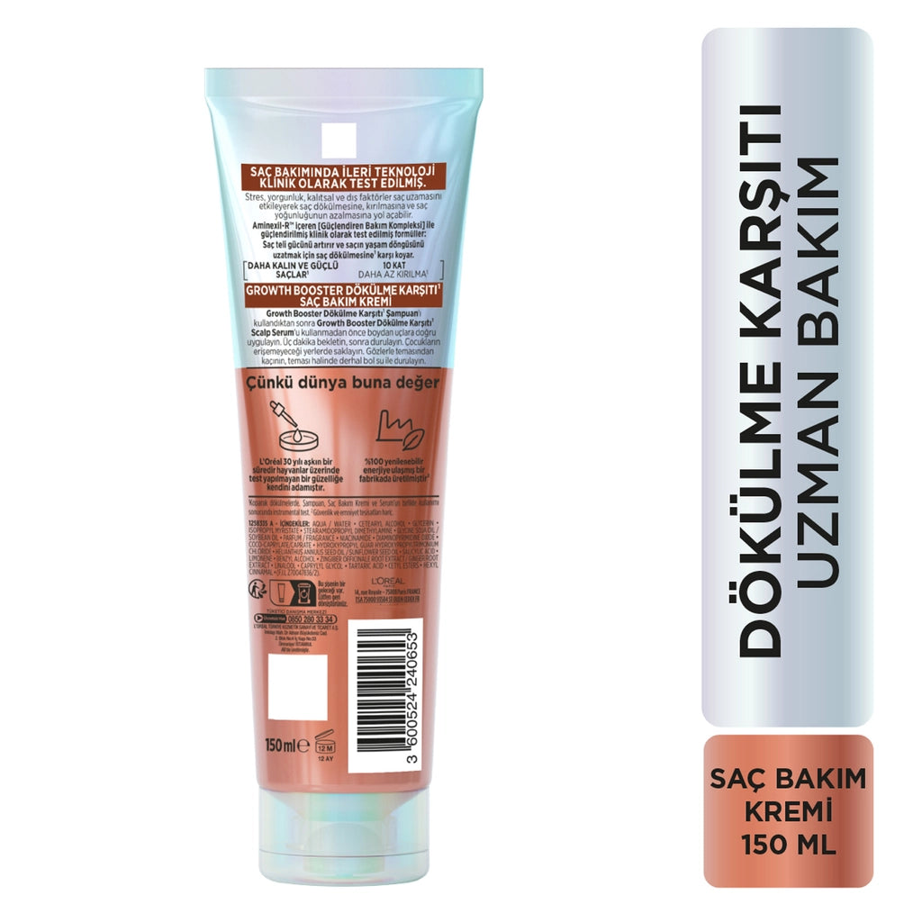Loreal Paris Elseve Growth Booster Anti-Hair Hair Care Cream 150 ml