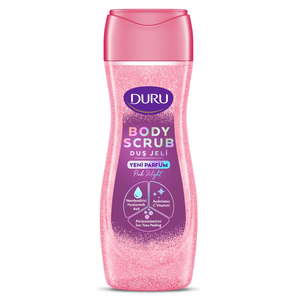 Duru Body Scrub Shower Gel Pink Delight 450 ml