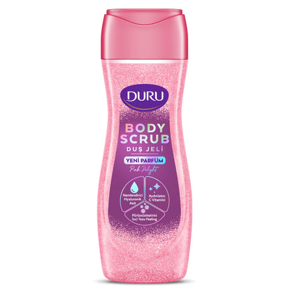 Duru Body Scrub Shower Gel Pink Delight 450 ml