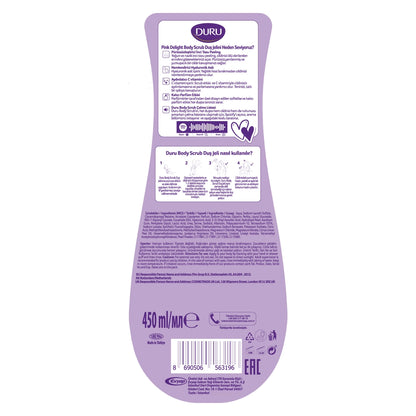 Duru Body Scrub Shower Gel Pink Delight 450 ml
