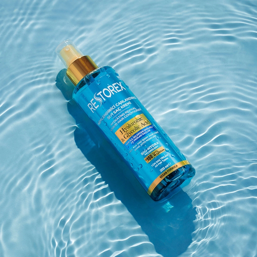 Restorex Hyaluronic &amp; Glycolic Acid Moisturizing Revitalizing Liquid Conditioner 200 ml