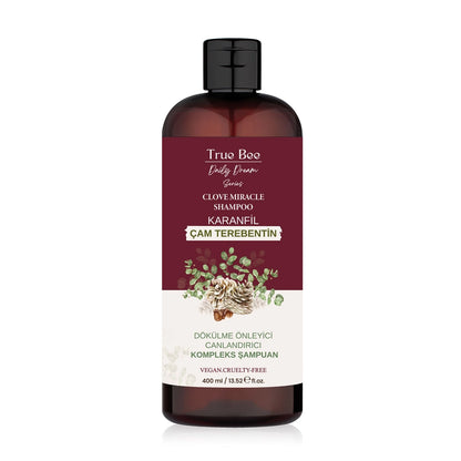 True Bee Clove Pine Turpentine &amp; Clove Anti-Hair &amp; Strengthening Shampoo 400 ml