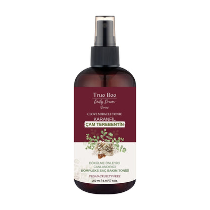 True Bee Clove Pine Turpentine &amp; Clove Preventing Hair Loss &amp; Strengthening Tonic 250 ml