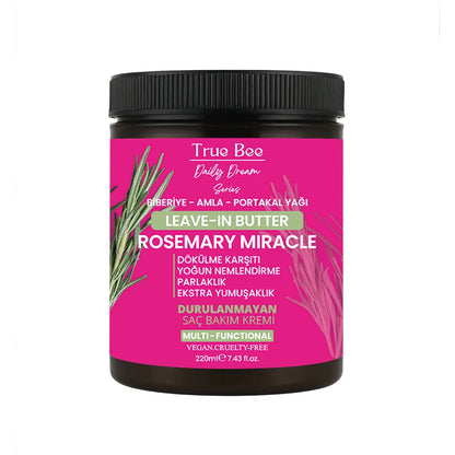 True Bee Rosemary Leave - In Butter Leave-In Hair Care Cream 220 ml
