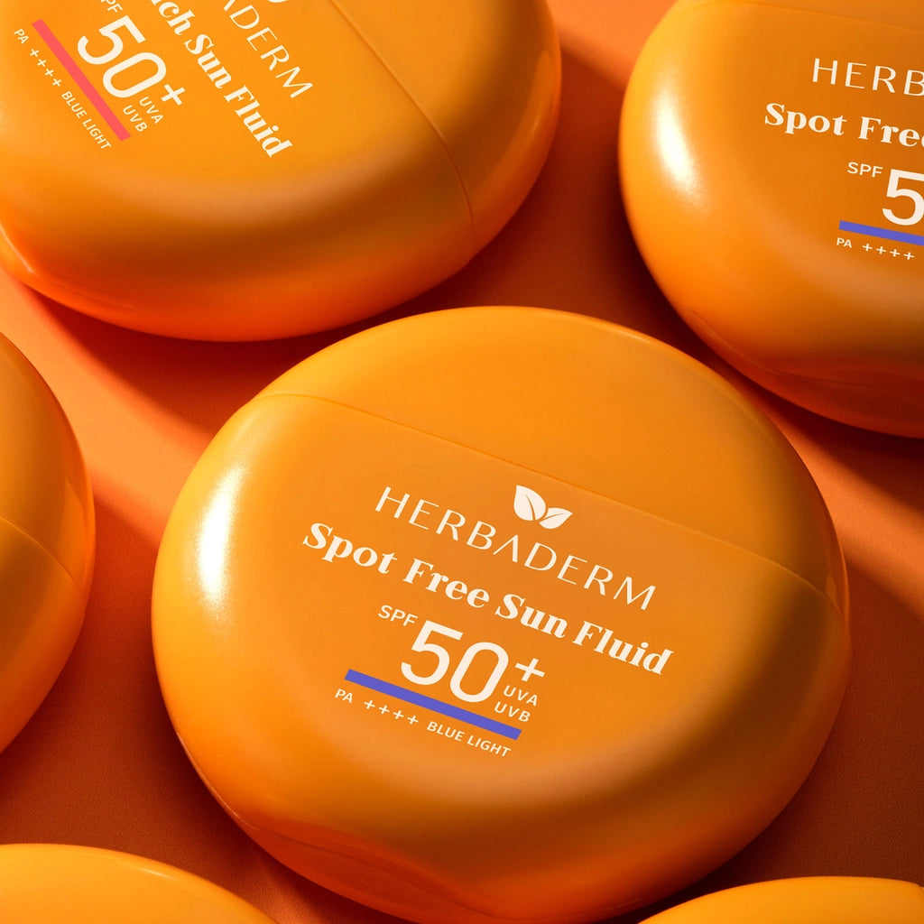 Herbaderm Spot Free Sun Fluid 50+SPF Matte Finish Liquid Sunscreen Cream 40 ml