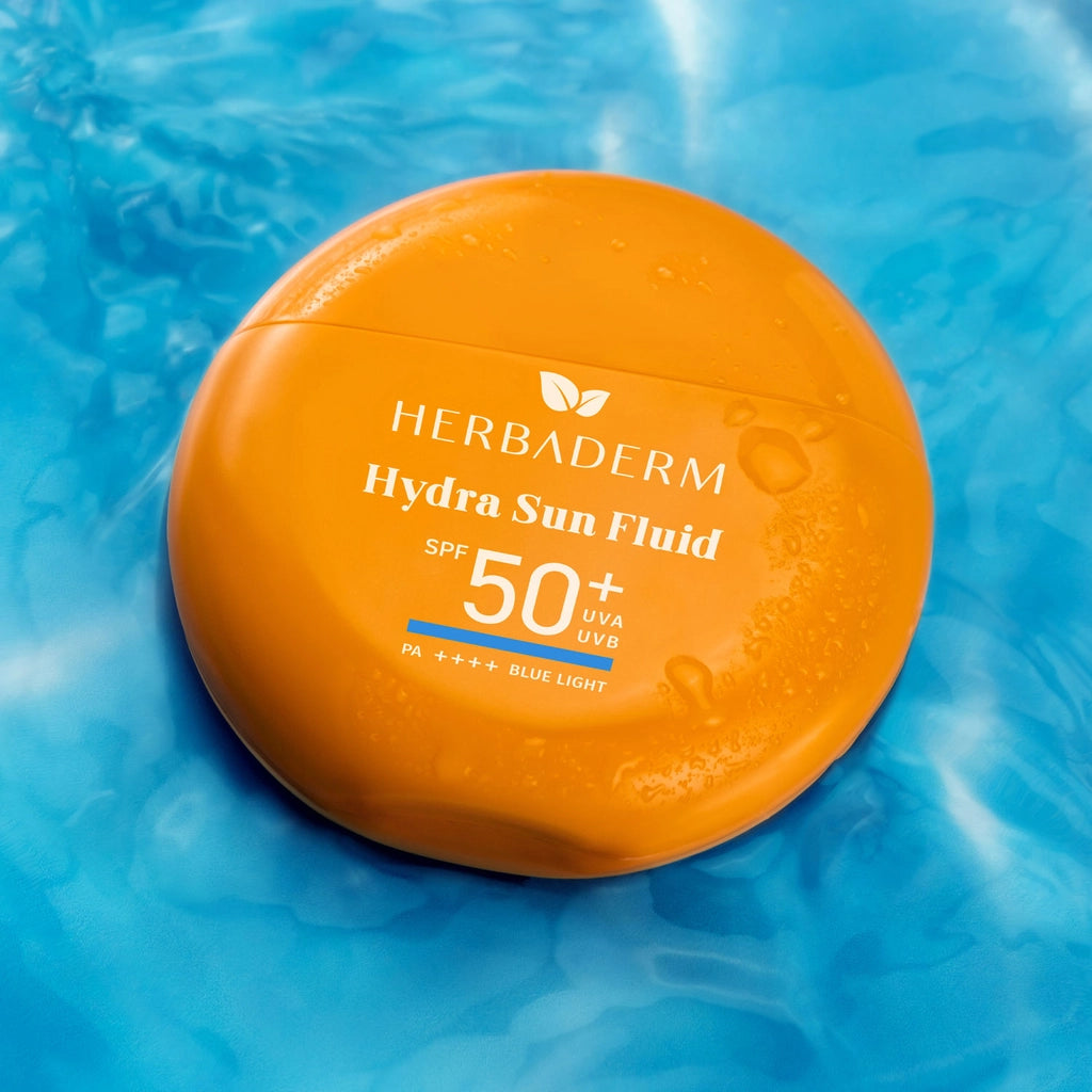 Herbaderm Hydra Sun Fluid 50+SPF Intensive Moisturizing Liquid Sunscreen Cream 40 ml