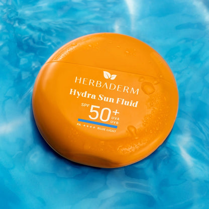 Herbaderm Hydra Sun Fluid 50+SPF Intensive Moisturizing Liquid Sunscreen Cream 40 ml