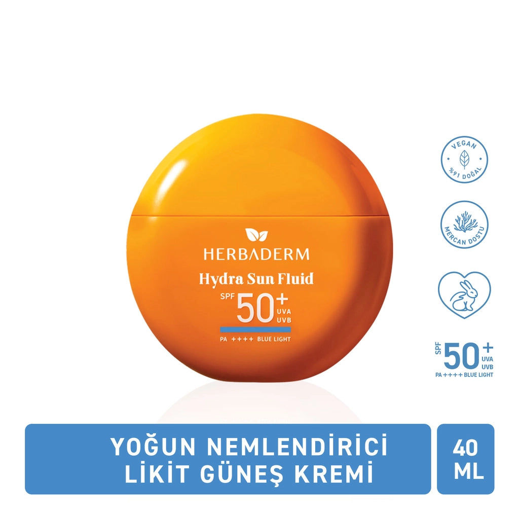 Herbaderm Spot Free Sun Fluid 50+SPF Matte Finish Liquid Sunscreen Cream 40 ml