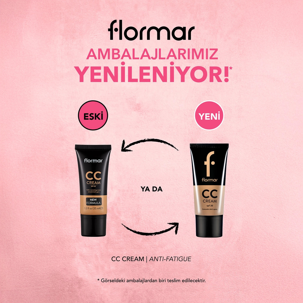 Flormar Scar and Dark Spot Hiding CC Cream CC04 Anti Fatigue 35 ml