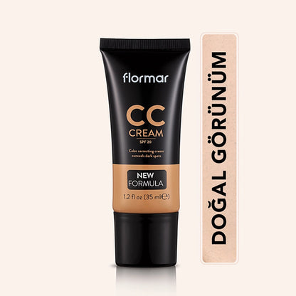 Flormar Scar and Dark Spot Hiding CC Cream CC04 Anti Fatigue 35 ml