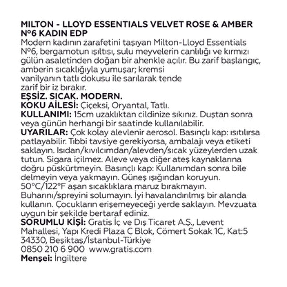 Milton Lloyd Essentials EDP Women&