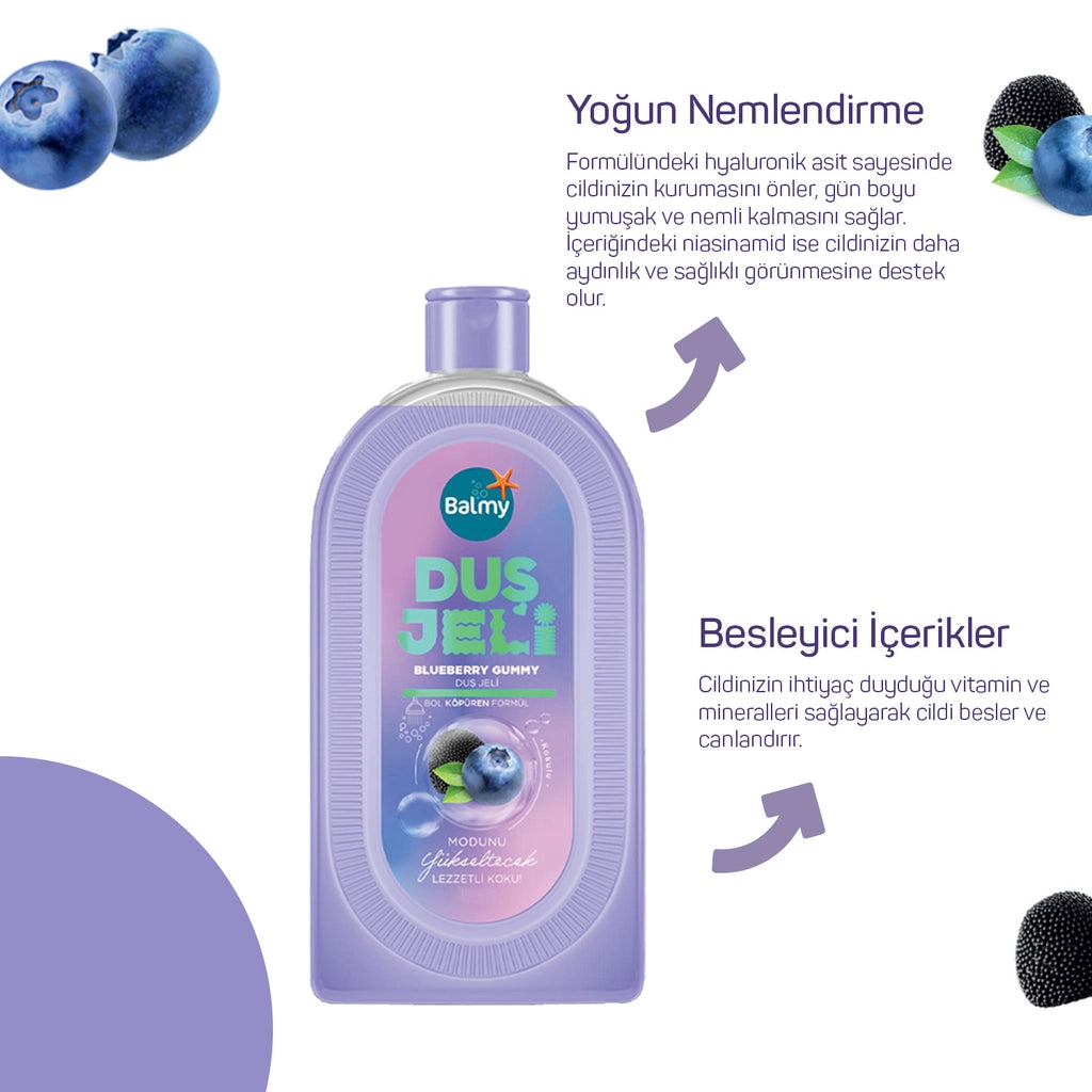 Balmy Shower Gel Blueberry Candy 450 ml