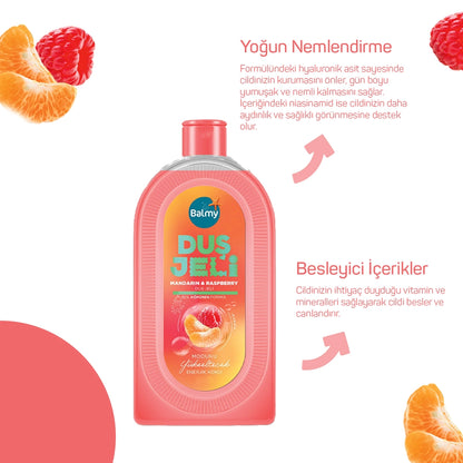 Balmy Shower Gel Tangerine Raspberry 450 ml