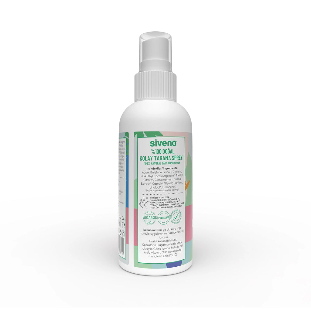 Siveno 100% Natural Easy Combing Spray 100 ml