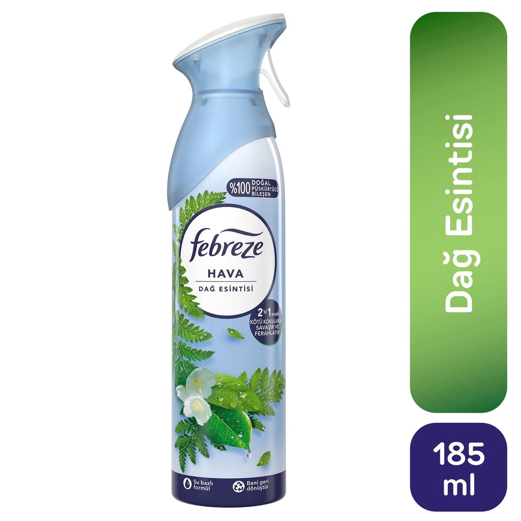 Febreze Aerosol Air Refreshing Spray Room Fragrance Mountain Breeze 185 ml