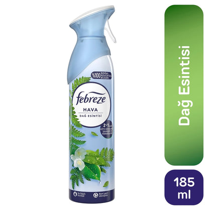 Febreze Aerosol Air Refreshing Spray Room Fragrance Mountain Breeze 185 ml