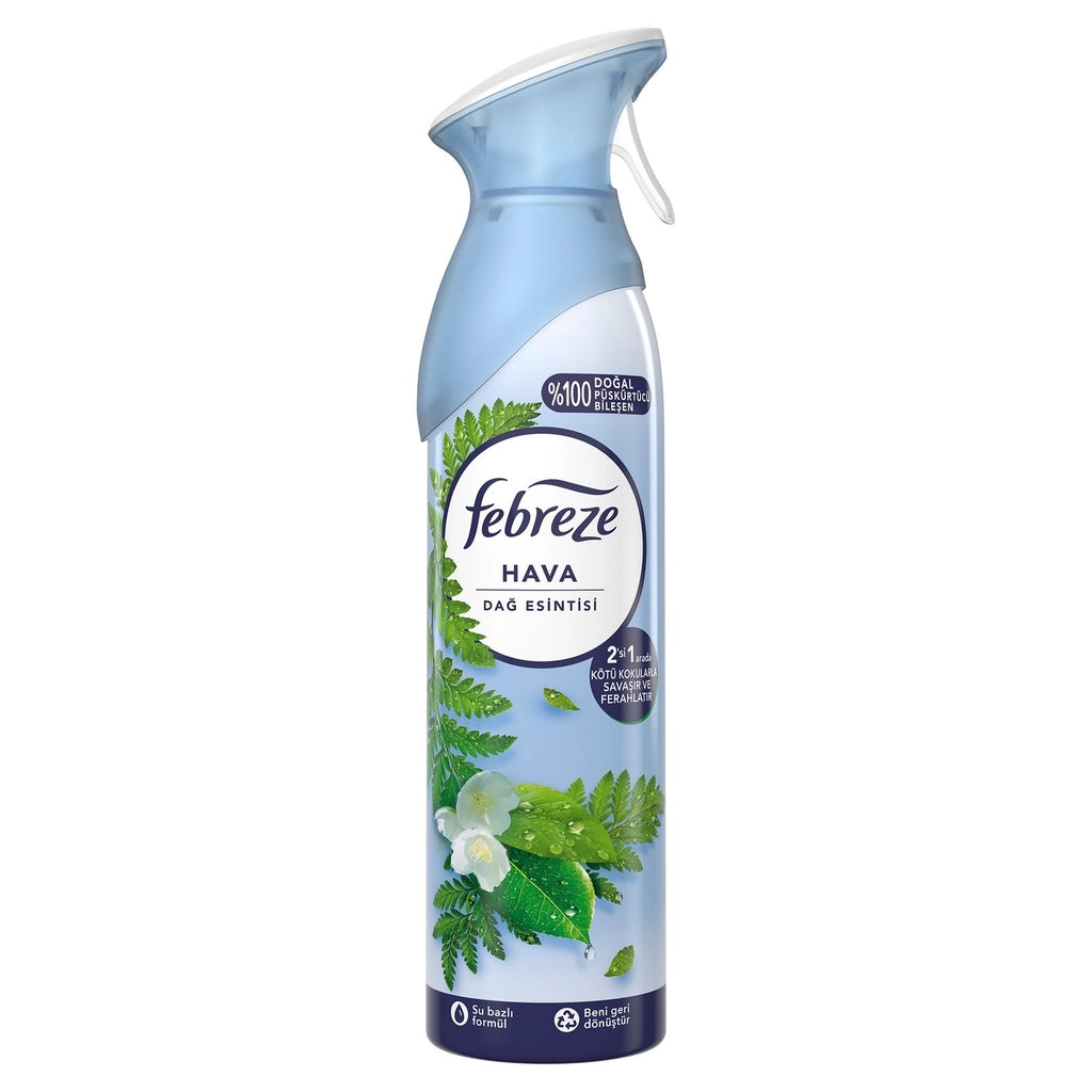 Febreze Aerosol Air Refreshing Spray Room Fragrance Mountain Breeze 185 ml