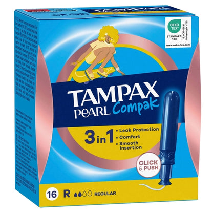Tampax Pearl Compak Tampon Normal 16pcs