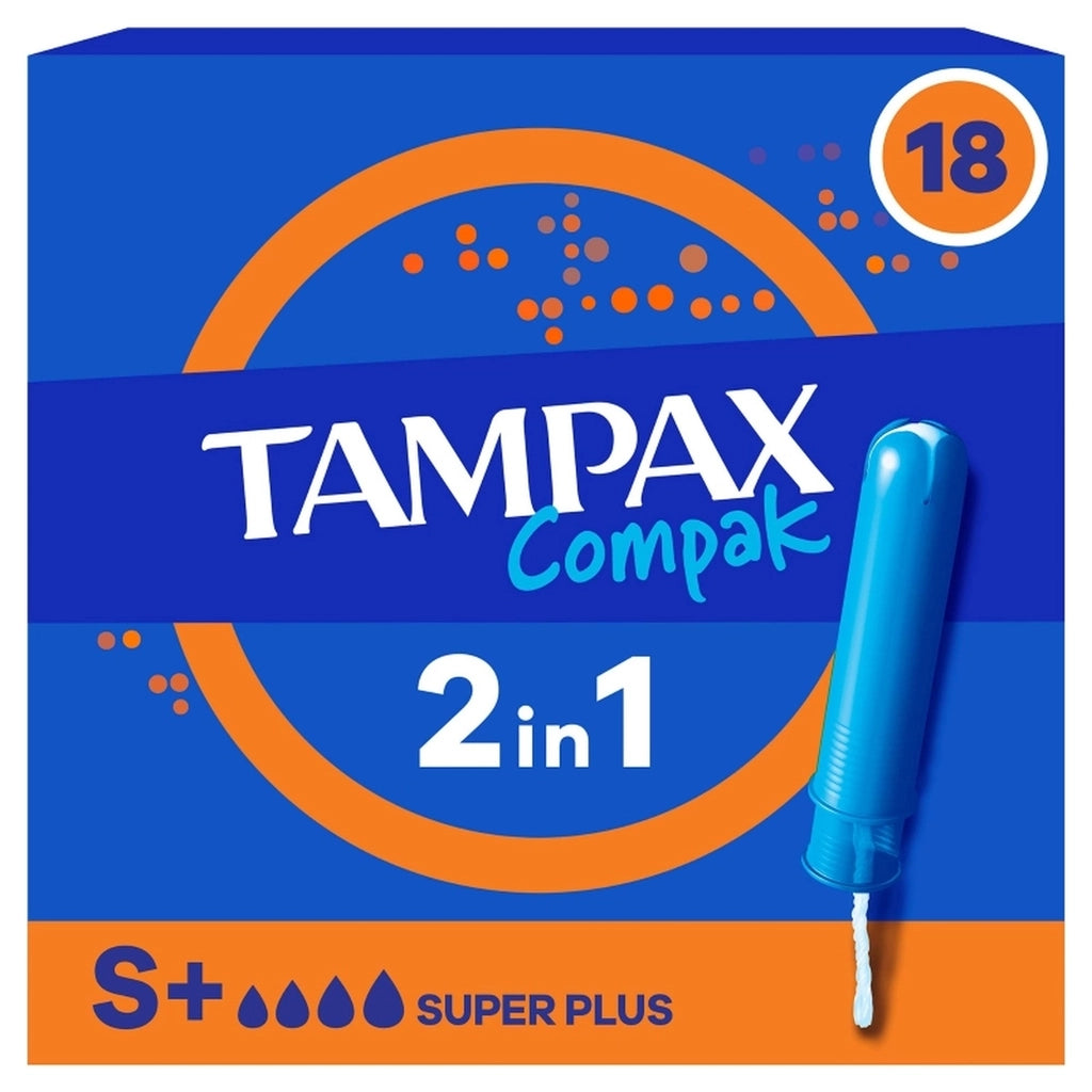 Tampax Compak Tampon Super+ 18pcs
