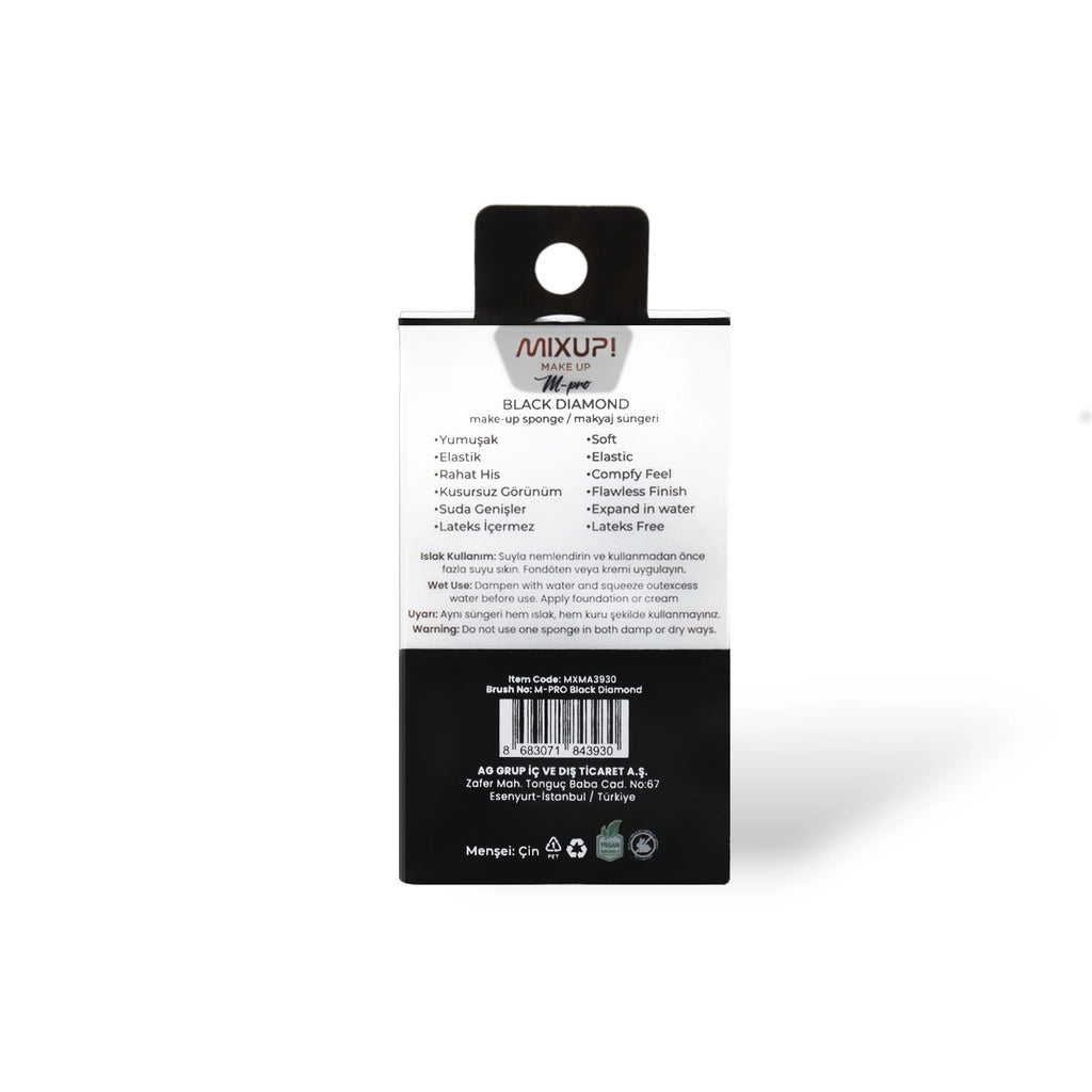Mixup! M-Pro Black Diamond Makeup Sponge