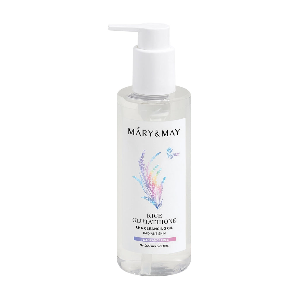Mary &amp; May Facial Cleansing Oil with Rice Glutathione and LHA 200 ml