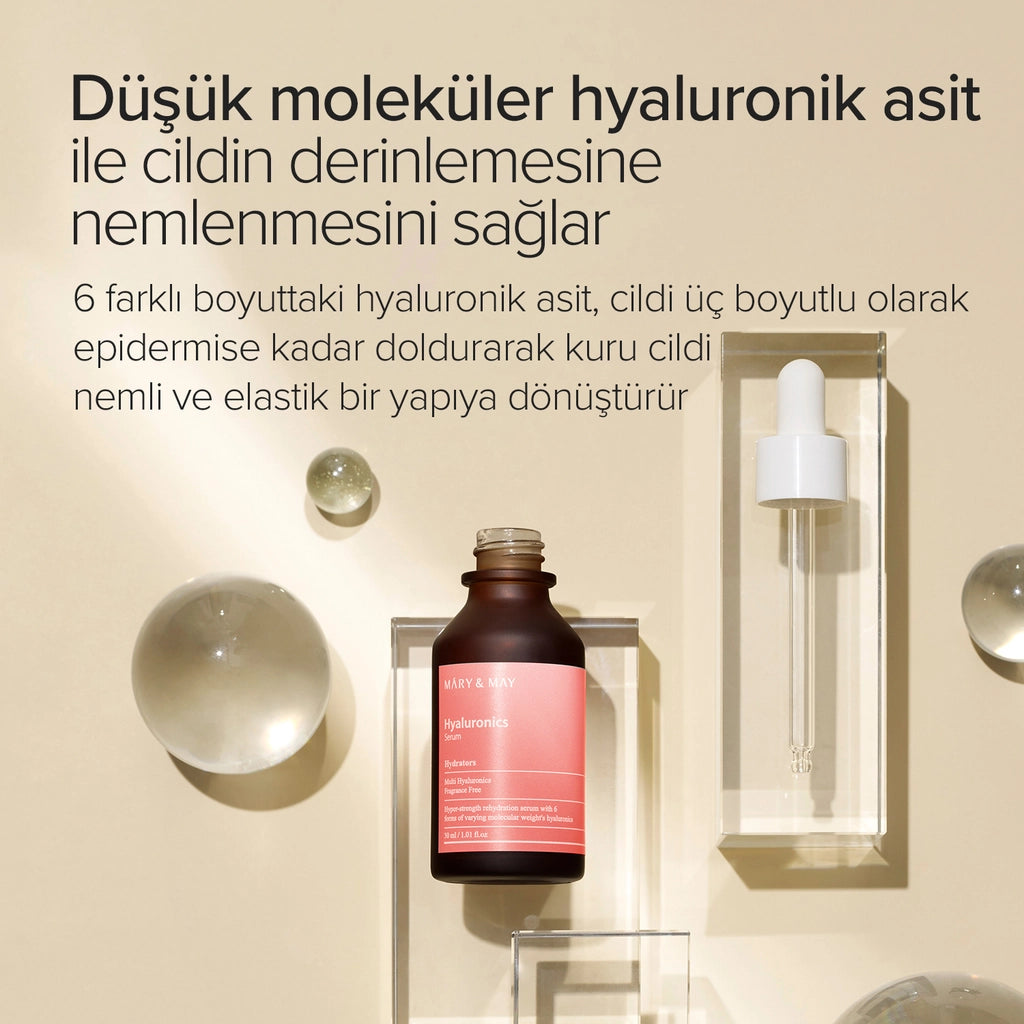 Mary &amp; May Face Serum Containing Hyaluronic Acid 30 ml