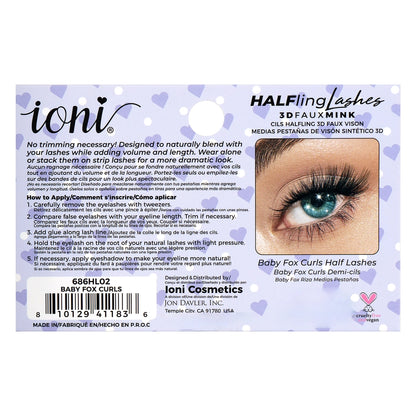 IONI Extra Full Half False Eyelashes