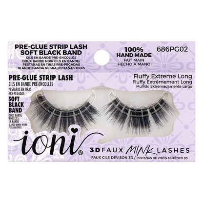IONI 3D Extra Long Ready-made Adhesive False Eyelashes