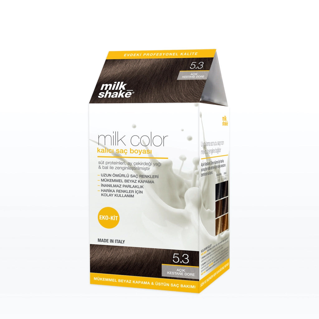 milk_shake Milk Color Eco Permanent Hair Dye Set 4 Medium Chestnut