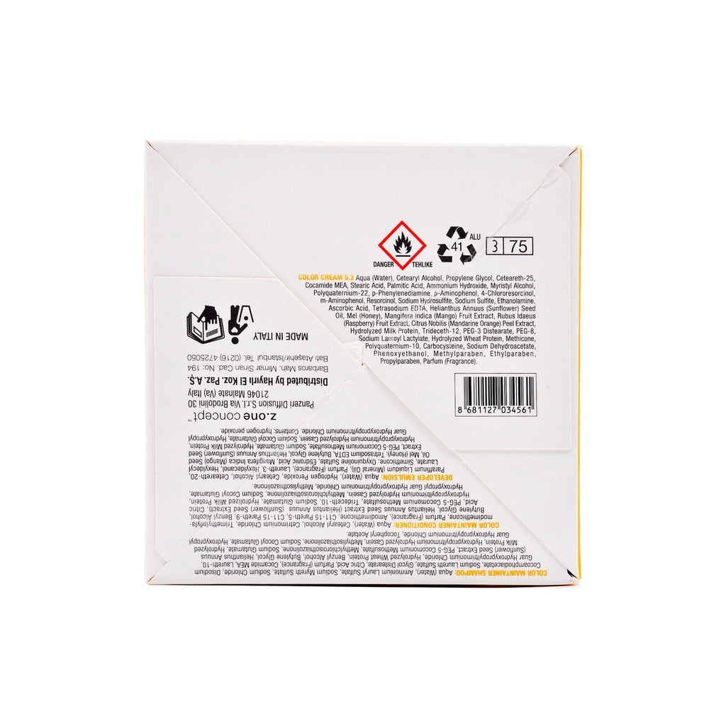 milk_shake Milk Color Eco Permanent Hair Dye Set 5.3 Light Chestnut Gold