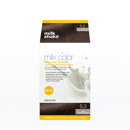 milk_shake Milk Color Eco Permanent Hair Dye Set 5.3 Light Chestnut Gold