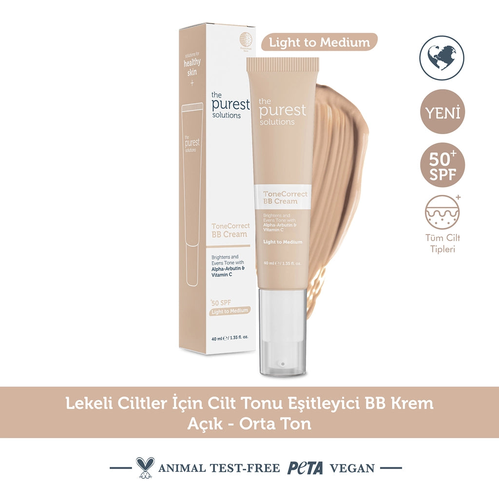 The Purest Solutions Skin Tone Equalizer BB Cream 50+SPF 40 ml (Medium-Dark Tone)