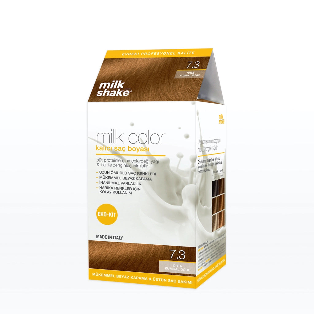 milk_shake Milk Color Eco Permanent Hair Dye Set 5.3 Light Chestnut Gold