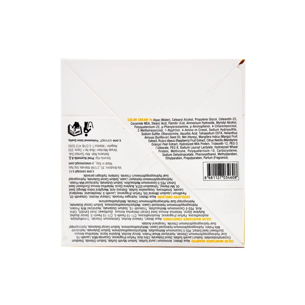 milk_shake Milk Color Eco Permanent Hair Dye Set 7E Medium Auburn Exotic