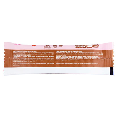 Life In Carob Strawberry Flavored Fruit Bar 35 gr