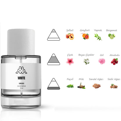 Kappa White EDP Unisex Perfume 55 ml