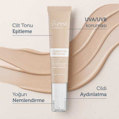 The Purest Solutions Intense Moisturizing BB Cream for Dry and Combination Skin 50+SPF 40 ml (Light-Medium Tone)