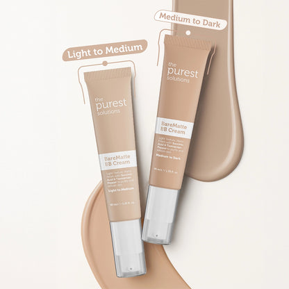 The Purest Solutions Mattifying BB Cream for Oily and Combination Skin 50+SPF 40 ml (Light-Medium Tone)