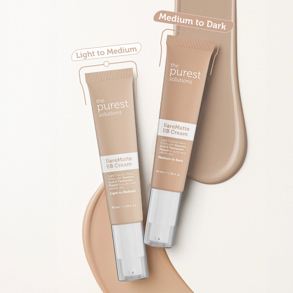The Purest Solutions Mattifying BB Cream for Oily and Combination Skin 50+SPF 40 ml (Medium-Dark Tone)