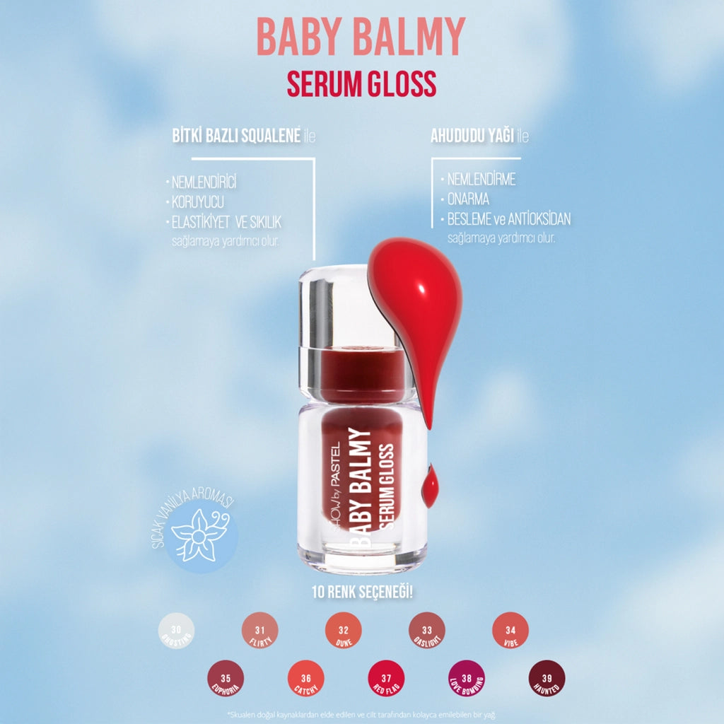 Show By Pastel Baby Balmy Serum Gloss 37 Red Flag