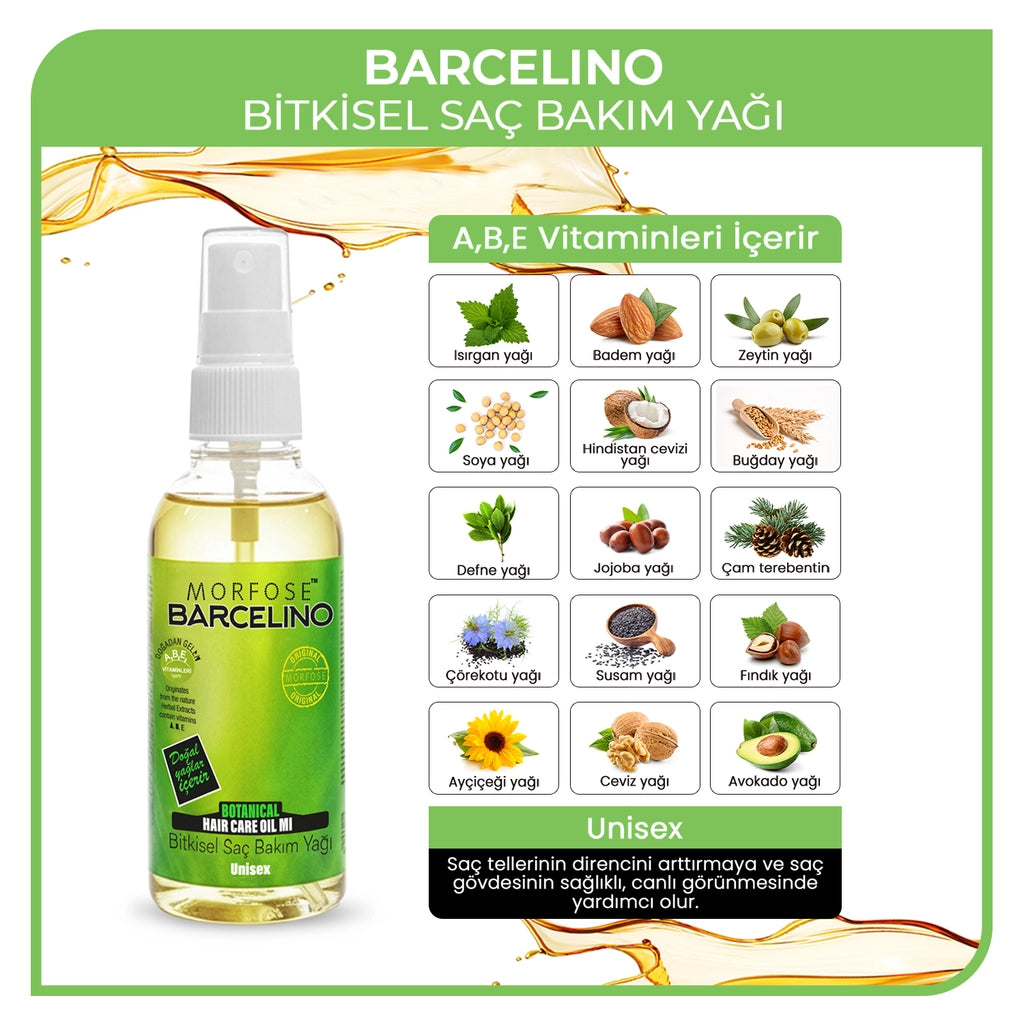 Morfose Barcelino Botanica Hair Care Oil 150 ml