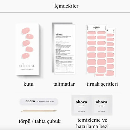 Ohora Starter Kit Tender Pink Gel Nail Set 30pcs