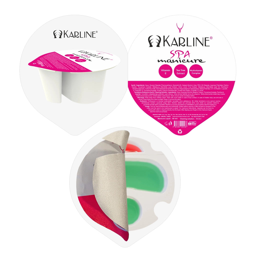 Karline SPA Manicure Liquid Cleanser 60 ml (Disposable)