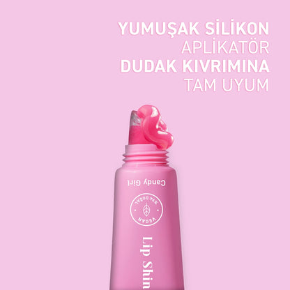 Herbaderm Glossy Lip Balm Cotton Candy Flavored 10 ml (With Keychain Gift)
