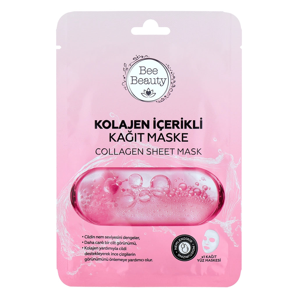 Bee Beauty Paper Face Mask with Collagen 25 ml