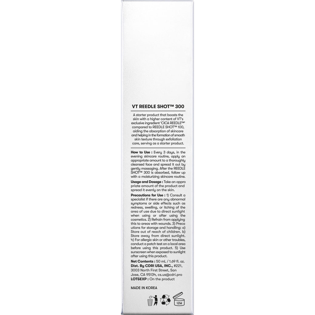 VT Cosmetics Reedle Shot 300 Face Cream 50 ml